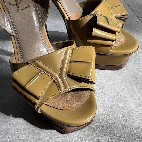 Yves Saint Laurent Mustard Yellow Sandals - Picture 5 of 5